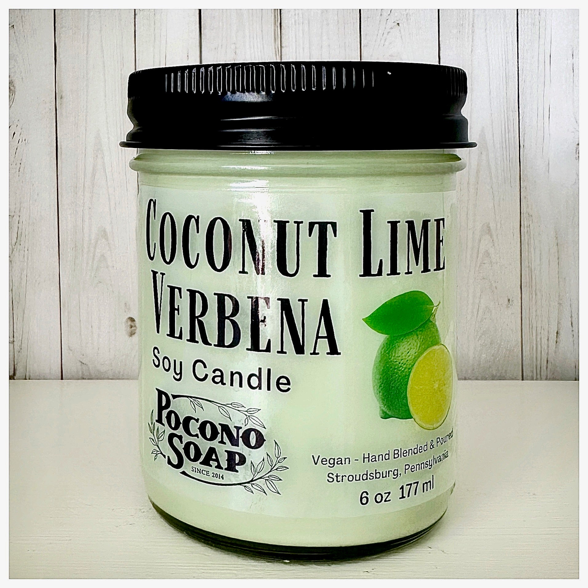 Coconut Lime Verbena Soy Candle